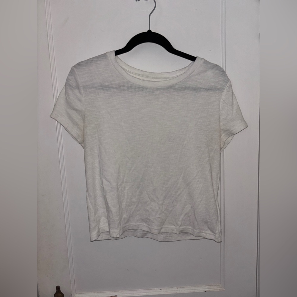 GAP White Rib Tee